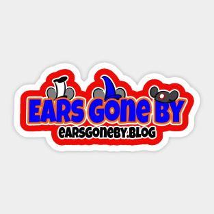 Ears Gone By Logo Sticker